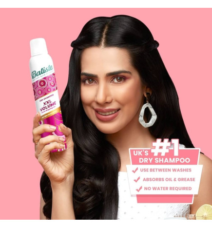 BATISTE Sausas šampūnas XXL STYLIST VOLUME 200 ml