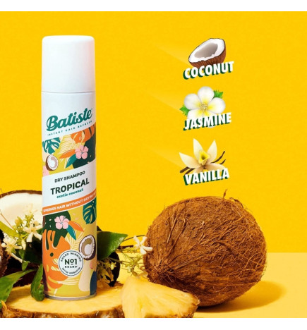 BATISTE Sausas šampūnas Tropical 350 ml