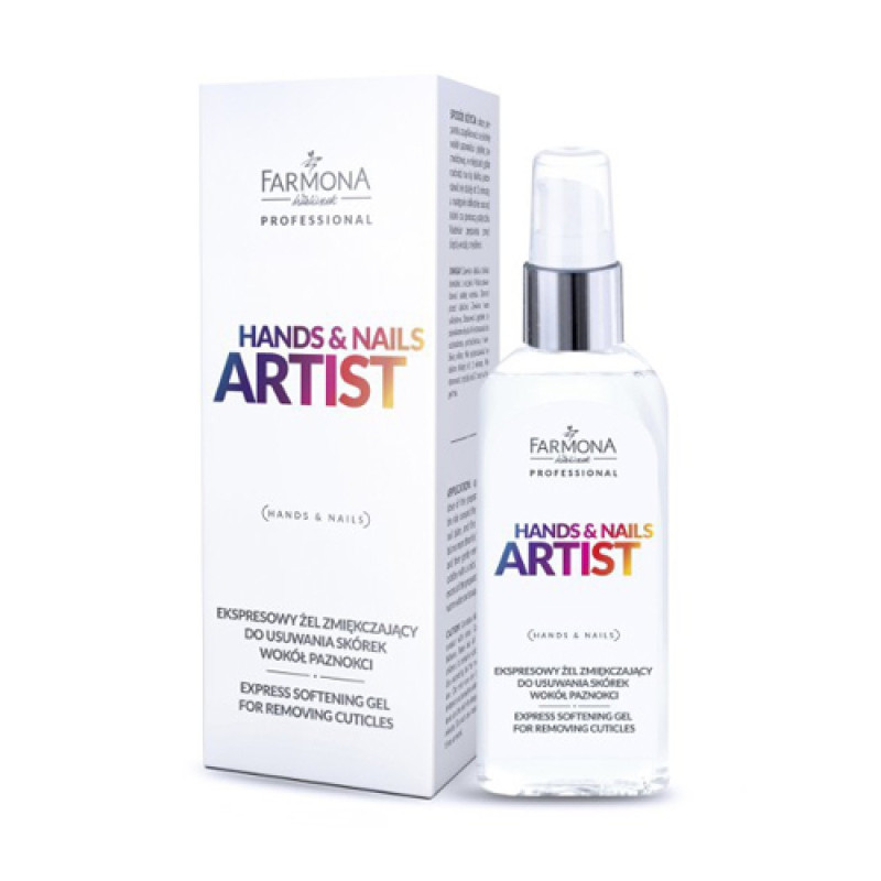 FARMONA HANDS & NAGS ARTIST Express minkštinamasis gelis odelėms aplink nagus šalinti 50ML