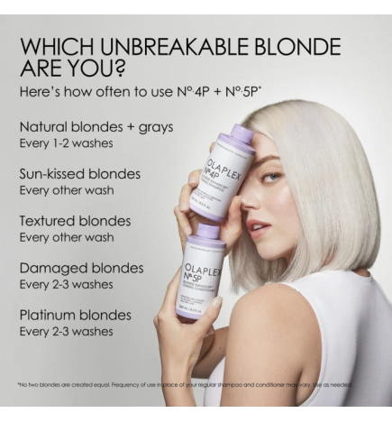 OLAPLEX No. 5P kondicionierius šviesiems plaukams Blonde Enhancer 250 ml