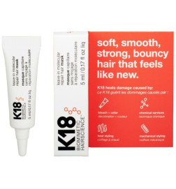 K18 Atstatomoji plaukų kaukė Leave-In Molecular Repair Mask 5 ml