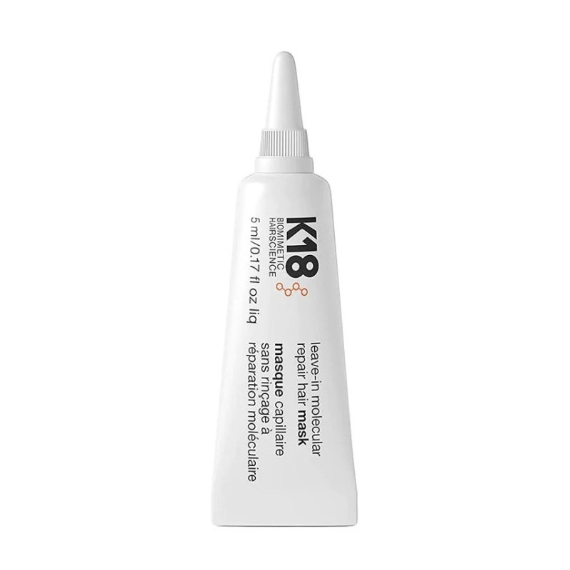 K18 Atstatomoji plaukų kaukė Leave-In Molecular Repair Mask 5 ml