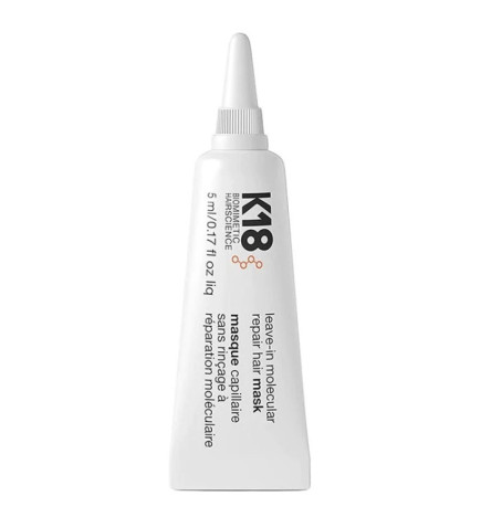 K18 Atstatomoji plaukų kaukė Leave-In Molecular Repair Mask 5 ml