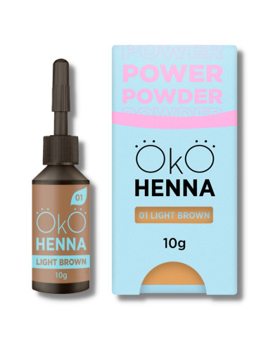 Powder henna for eyebrows OkO 01 Light brown 10g