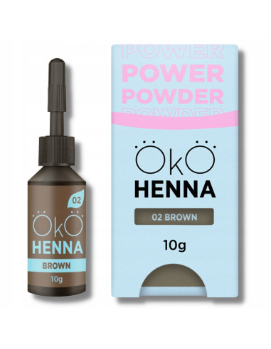 Powder henna for eyebrows OkO 02 brown 10g