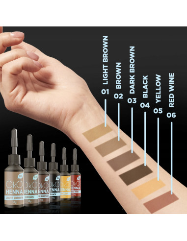 Henna antakių dažai OkO 05 geltoni 10g