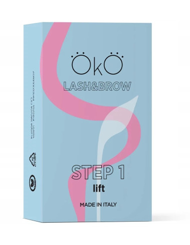 Eyelash and eyebrow lifting gel OKO step 1 5pcs