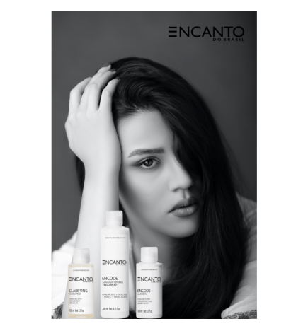 ENCANTO Encode keratino rinkinys plaukų tiesinimui