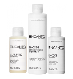 ENCANTO Encode keratino rinkinys plaukų tiesinimui