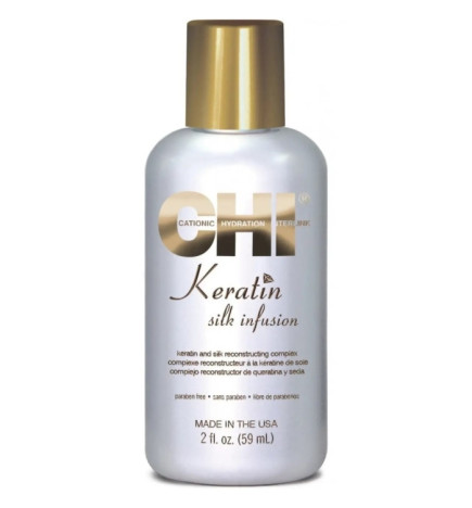 CHI Keratin Silk Infusion šilkas plaukams 59 ml.