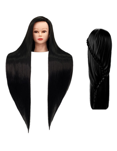 Mannequin head for hairdressers training IZA 90CM