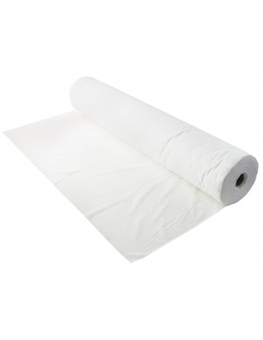 Disposable bed sheet LAMINATED 60cm x 50m in roll white