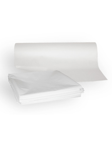 Disposable bed sheet LAMINATED 80 x 200cm white 5pcs