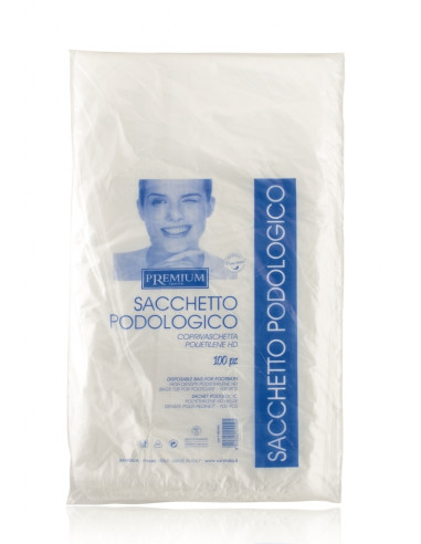 Disposable plastic bags for pedicure 100pcs