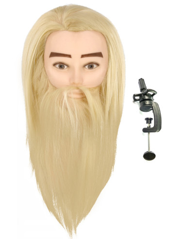 Mannequin men head MIKE BLOND 50cm with beard