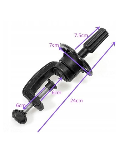 Manekeno galva kirpėjams ELLA BLACK 40cm natūraliais plaukais