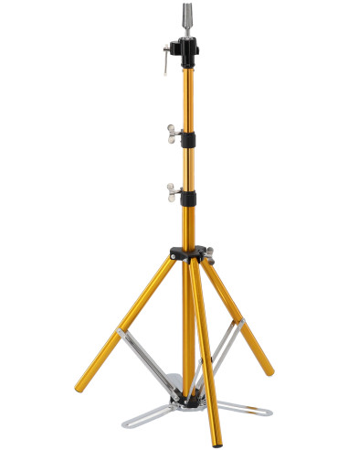 Stovas mokymams kirpėjo galvos tvirtintimui STAT-30 "Superior line,, aukso spalvos