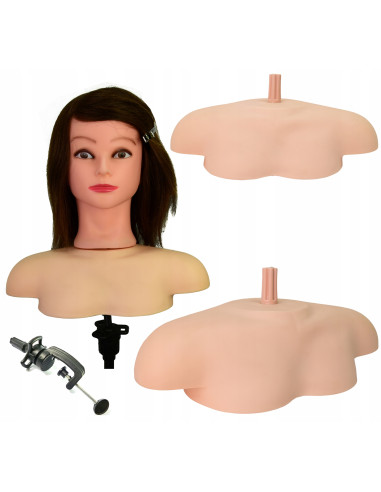 Mannequin Head Stand with shoulder POPI-01