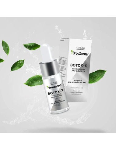 BROWXENNA  1 Antakių ir blakstienų augimą skatinanti priemonė Botox-X 10 ml