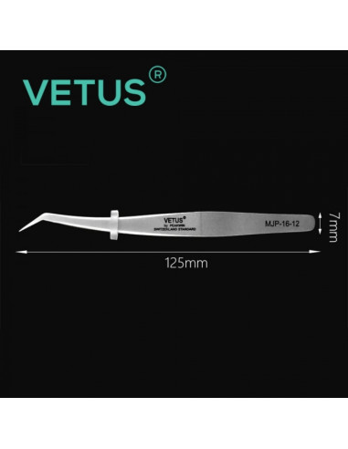 VETUS
MJP-16-12 curved tweezers