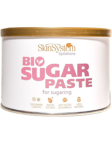 SKIN SYSTEM
 2
Cukraus pasta depiliacijai Bio Sugar Medium 400 ml