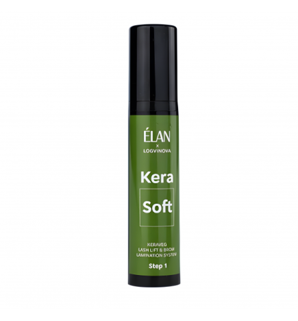ELAN KERASOFT LASH AND BROW LIFTING NR1, pirmas ANTAKIŲ IR BLAKSTIENŲ laminavimo žingsnis