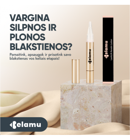 BELAMU LASHLIFT keratino serumas blakstienoms Nr.3
