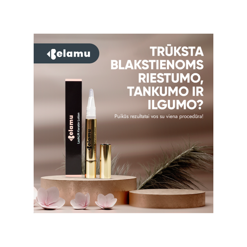 BELAMU LASHLIFT keratino serumas blakstienoms Nr.3