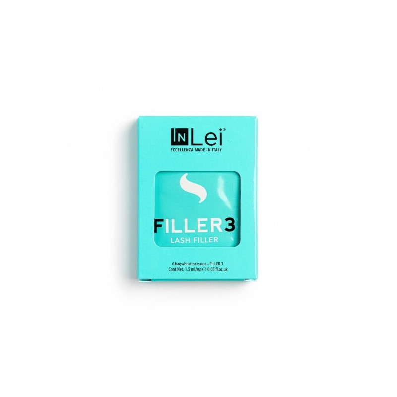 INLEI FILLER 3 - trečias blakstienų laminavimo žingsnis pakelyje Pakuotė - 6x1.5 ml