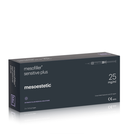 Hialiurono užpildas Mesoestetic Mesofiller Sensitive Plus 2x1ml