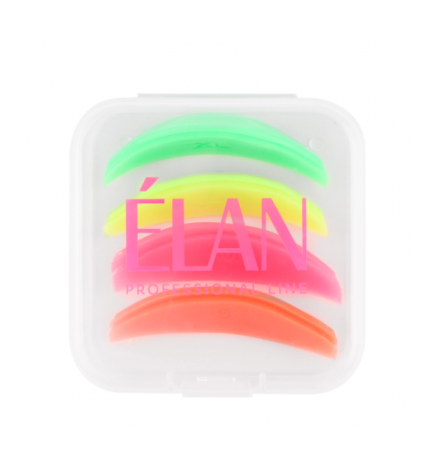 ELAN silikoniniai padeliai blakstienų laminavimui Raibow