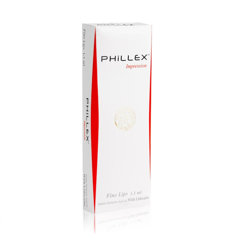 Hialiurono užpildas Phillex Fine Lips Lidocaine 1,1ml