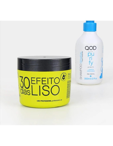 QOD
CITY 30 DAYS set: cleansing shampoo 300 ml, hair mask 300 g