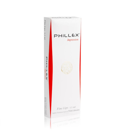 Hialiurono užpildas Phillex Fine Lips Lidocaine 1,1ml