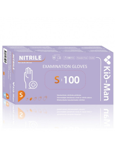 KID-MAN Disposable nitrile gloves without...