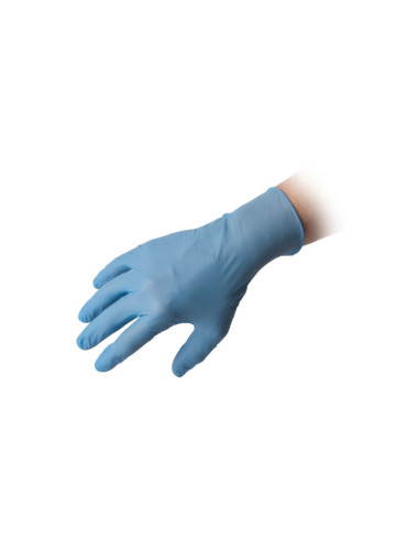REFLEXX Ultra Thin 77 disposable nitrile gloves without powder 100 pcs. blue XS size