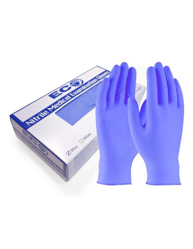 ECO disposable nitrile gloves without powder 100 pcs. blue XL