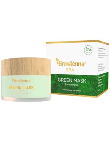 BROWXENNA GREEN MASK for eyebrows 15 ml