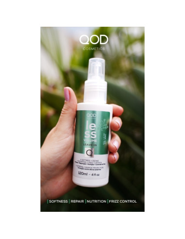 QOD
LESS VOLUME leave-in conditioner 120 ml