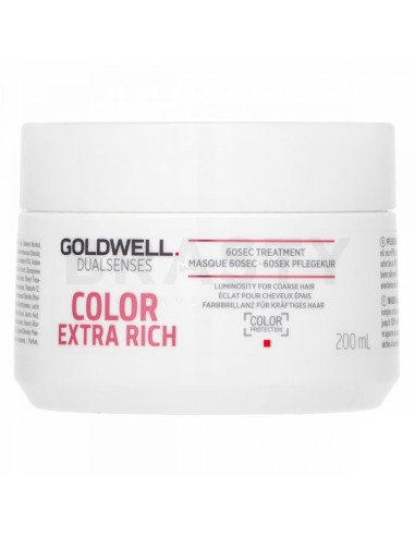 Goldwell Greito veikimo kaukė dažytiems plaukams Color Extra Rich 60sec Treatment 200 ml