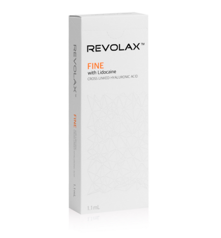 Revolax Fine hialurono rūgšties užpildas su Lidokainu 10x1.1 ml