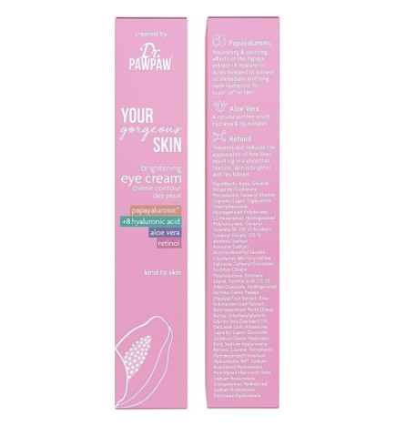 Dr. PawPaw Šviesinantis paakių kremas Your Gorgeous Skin 15 ml