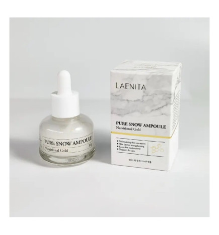 LAENITA Veido serumas su aukso dulkėmis Pure Snow Ampoule 30 g