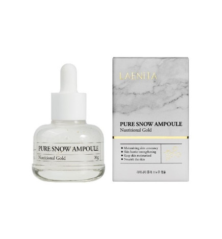 LAENITA Veido serumas su aukso dulkėmis Pure Snow Ampoule 30 g