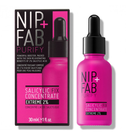 NIP+FAB Koncentruotas veido serumas Salicylic Fix Concentrate 2% 30 ml