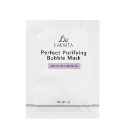 LAENITA Bubble mask stipriai putojanti valomoji veido kaukė 2 g x 10