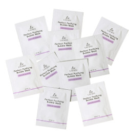 LAENITA Bubble mask stipriai putojanti valomoji veido kaukė 2 g x 10