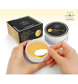 LAENITA Golden Thera-Patch hidrogelio kaukės paakiams 60 vnt