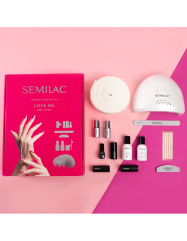 Semilac
Manicure set Love Me with UV LED lamp