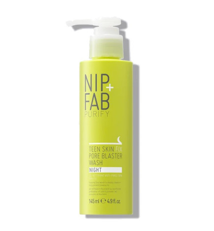 NIP+FAB
Naktinis veido prausiklis Teen Skin Fix Pore Blaster Wash 145 ml